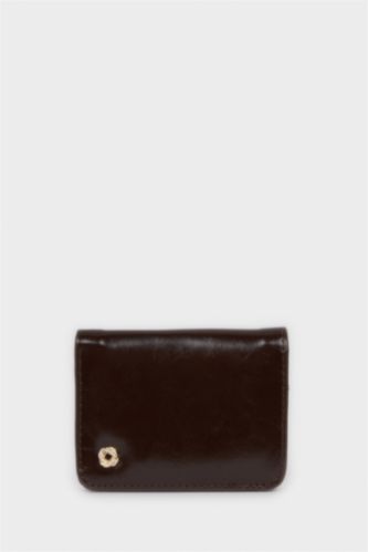 Kadın Kahve Kadın Suni Deri Cüzdan