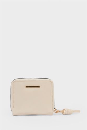 Kadın Bej Kadın Suni Deri Cüzdan