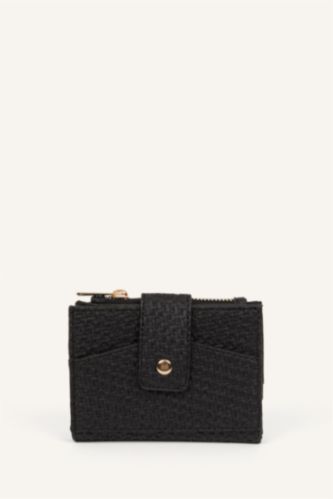 Women Black Woman Faux Leather Wallets