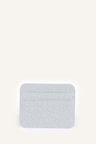 Woman Faux Leather Business Card Wallet