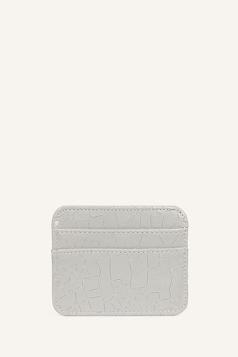 Woman Faux Leather Business Card Wallet