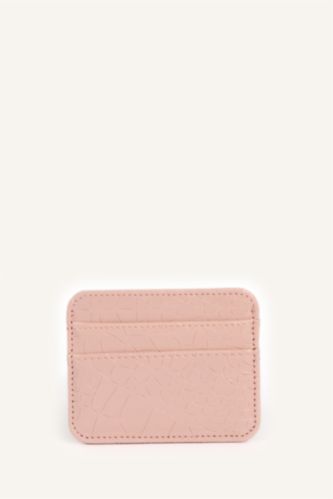 Kadın Pembe Kadın Suni Deri Kartlık