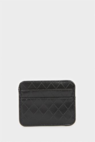 Kadın Siyah Kadın Suni Deri Kartlık