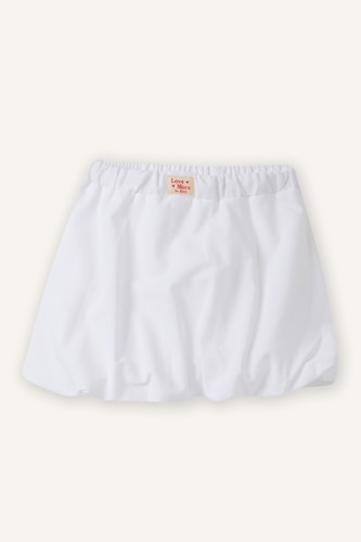 Baby Girl Poplin Balloon Fit Basic Skirt