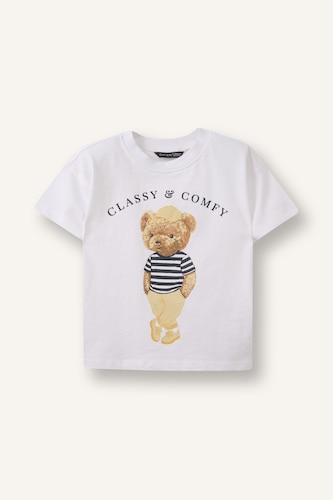 T-shirt à motif ours pour bébé garçon