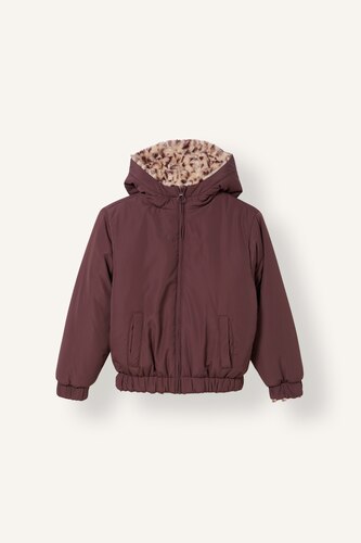 Girl Reversible Hooded Puffer Jacket