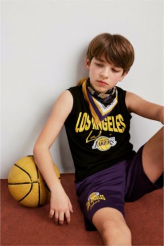 Erkek Çocuk - Genç Erkek Siyah NBA Atlet Erkek Çocuk