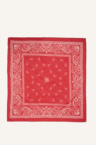 Woman Shawl Patterned 3D Cotton Scarf