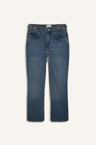 Afra x Defacto Crop Flare Fit Regular Waist Jeans