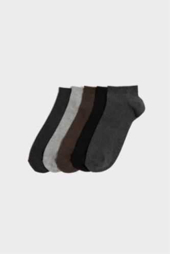 Erkek Karma Erkek 5'li Pamuklu Patik Çorap