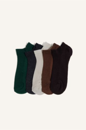 Young Boys - Teen Boys Brown Boy 5 Piece Short Socks