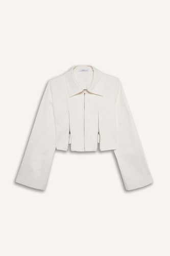 Afra x Defacto Fitted Gabardine Blazer