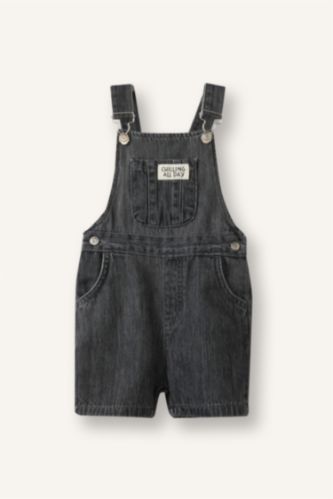 Erkek Bebek Gri %100 Pamuk Erkek Bebek Jean Tulum