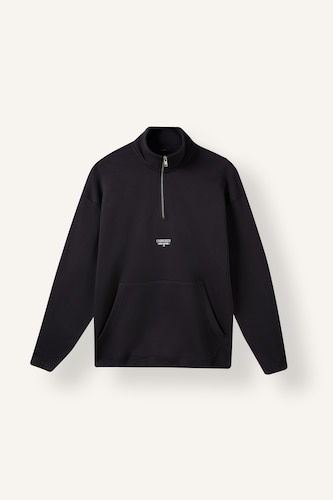 Erkek Lacivert Boxy Fıt Sweatshirt