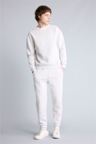 رجال اللون الحجري سيت اوفر سايز - قطعتين