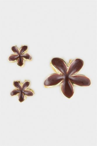 Kadın Kahve Kadın 3'lü Saç Aksesuarı