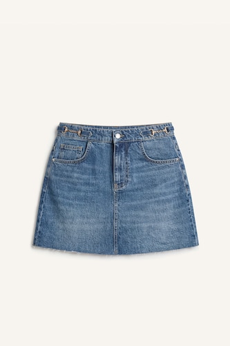 Afra x Defacto Regular Fit Denim Mini Skirt