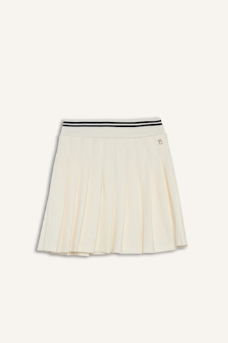 Girl Pleat Knitted Skirt