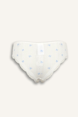 Lace details Brazilian Panties