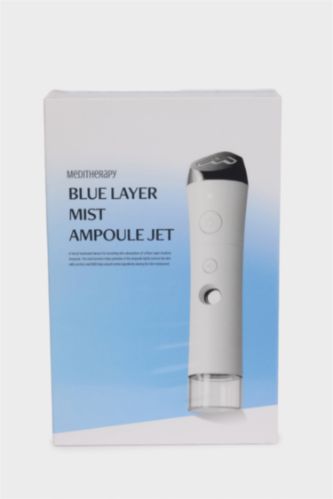 Kadın Beyaz Meditherapy  Blue Layer Mist Ampoule Jet Nemlendirici Canlandırıcı Cilt Bakım Cihazı