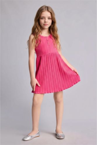 Young Girls - Teen Girls Fushsia Girl Sleeveless Dress