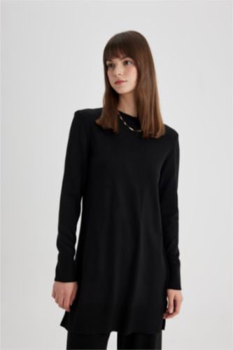 نساء أسود Regular Fit Tunic