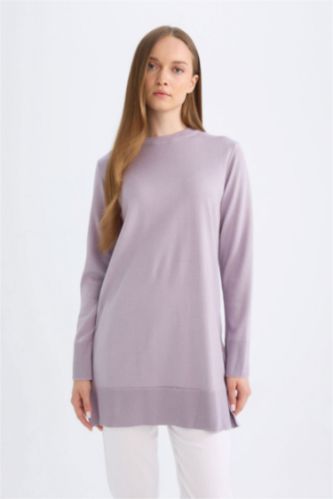 WOMAN Lilac Regular Fit Tunic