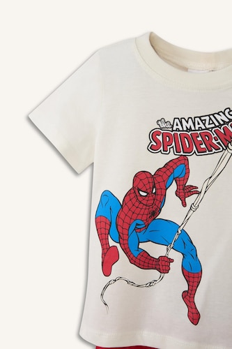 Baby Boy 2 piece Regular Fit Spiderman Licensed Knitted Pyjamas
