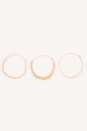 Women Altın 3 piece Bracelet