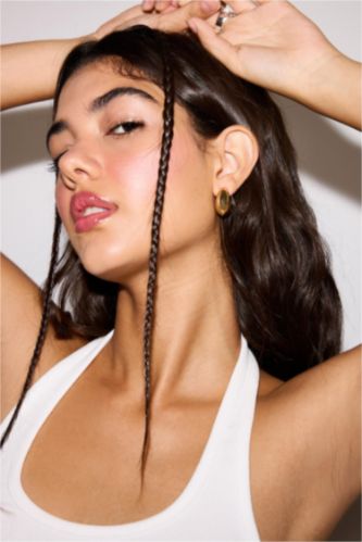 نساء Altın Woman Earrings