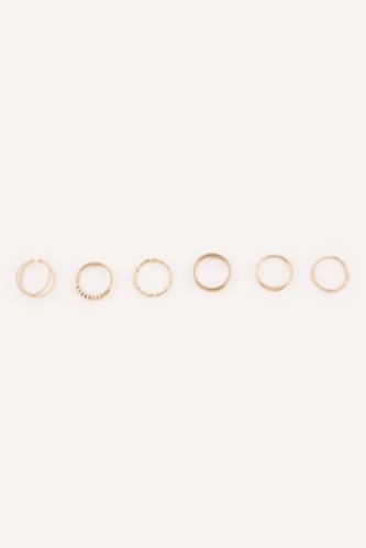 Women Altın 9 piece Ring
