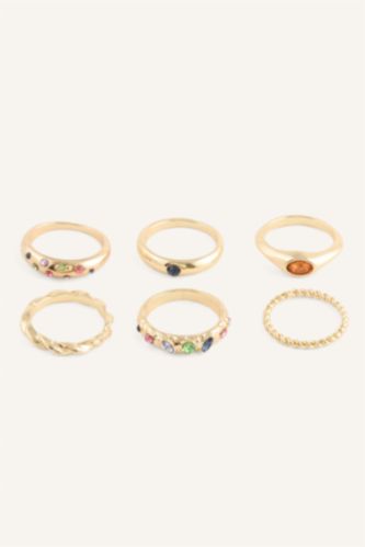 Kadın Altın Kadın 6'lı Yüzük