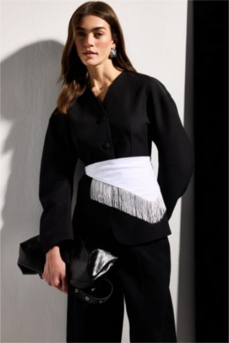 Kadın Beyaz Kadın Şal