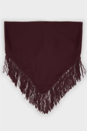 Kadın Bordo Kadın Şal