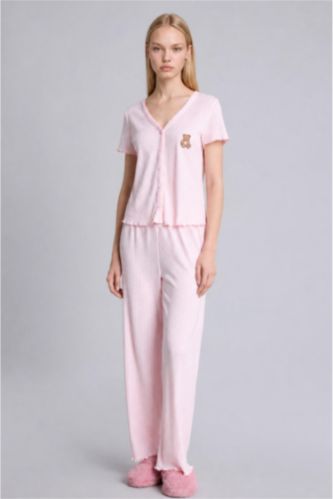 Women Pink 2 piece Set