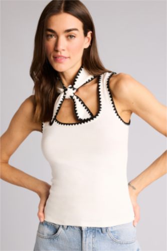 Kadın Ekru Slım Fıt Yuvarlak Yaka Ribana Atlet