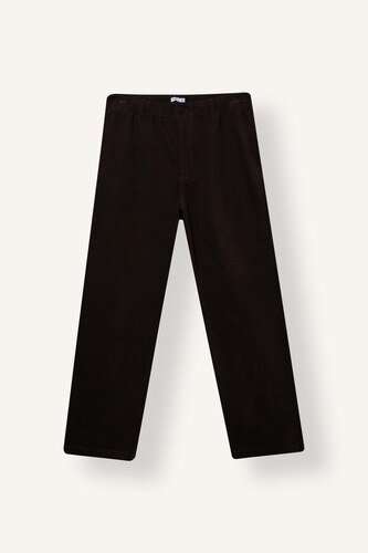 Baggy Fit Mid Waist Wide Leg Trousers