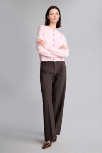 Әйелдерге Қоңыр Wide Leg шалбар