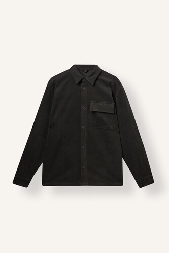 Boxy Fit Cotton Long Sleeve Shirt