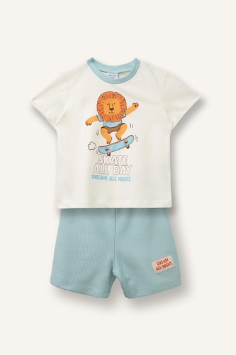 2 piece Regular Fit Animal Knitted Pyjamas