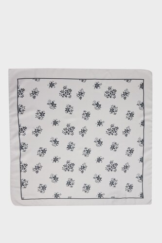 Girl Patterned Satin Scarf