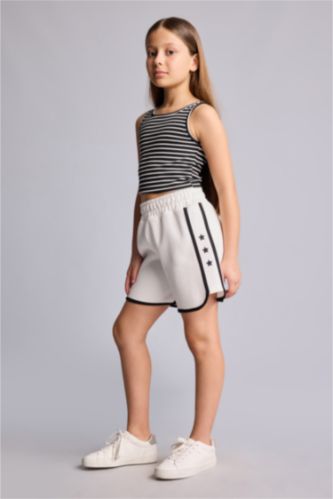 GIRLS & TEENS Ecru Girl Piqué Shorts