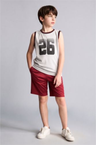BOYS & TEENS Light Grey طقم اولادي تول - قطعتين