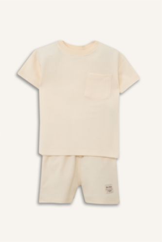 Erkek Bebek Açık Taş 2'Li Takım Erkek Bebek