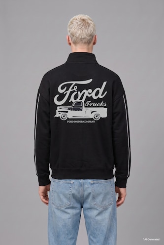 Ford Motor Company Boxy Fıt Sweatshirt