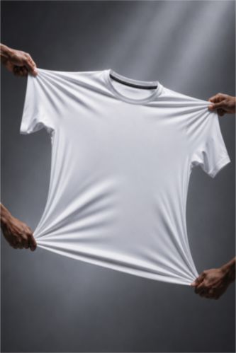 رجال أبيض Standard Fit Basic Short Sleeve T-Shirt