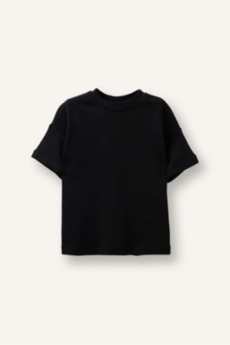 Baby Boys Black Baby Girl Regular Fit T-Shirt