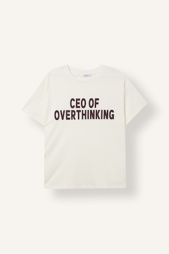 Oversize Fit 100% Cotton Crew Neck Printed Short Sleeve T-Shirt