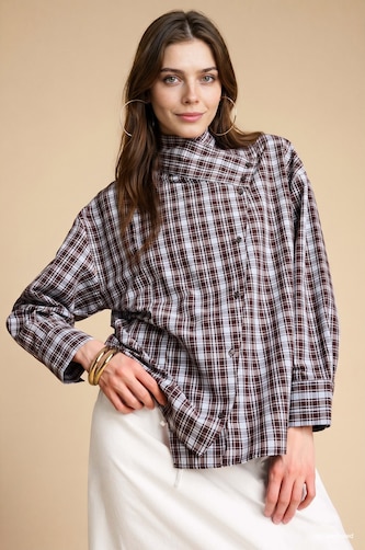 Regular Fit Uzun kollu Poplin Tunik