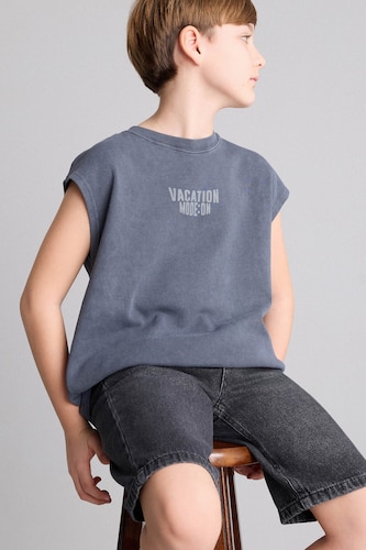 Young Boys - Teen Boys Anthracite Boy Tank Top
